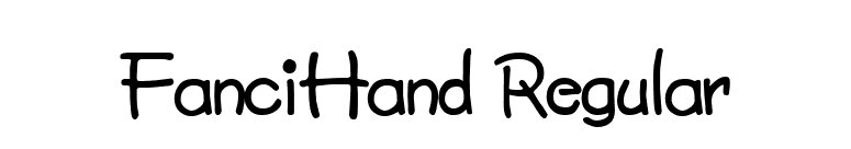 FanciHand Regular font preview