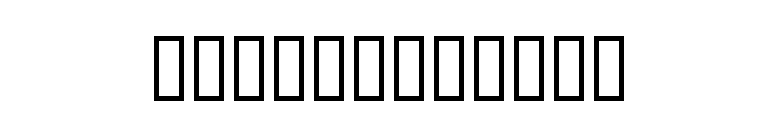 Fancy Normal font preview