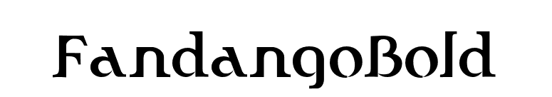 FandangoBold font preview