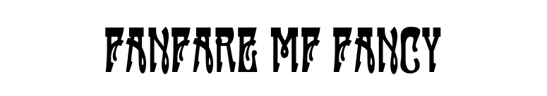Fanfare MF Fancy font preview