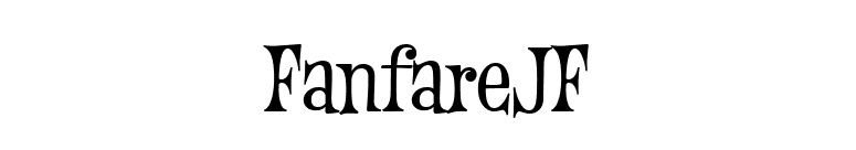 FanfareJF font preview