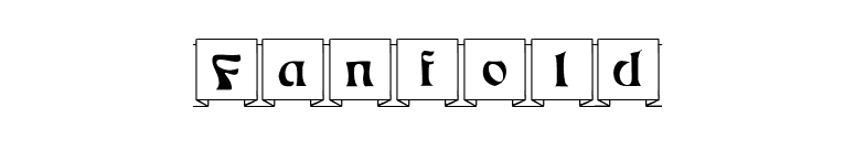 Fanfold font preview