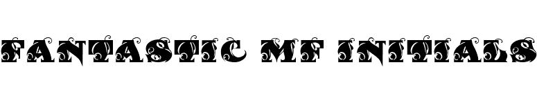 Fantastic MF Initials font preview