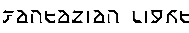 Fantazian Light font preview