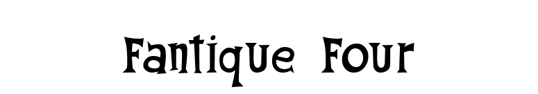 Fantique Four font preview