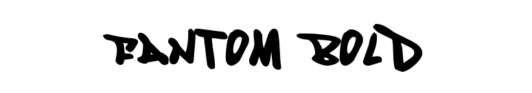 Fantom Bold font preview