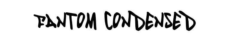 Fantom Condensed font preview