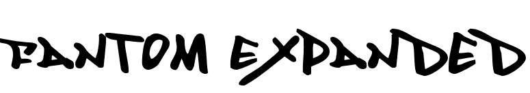 Fantom Expanded font preview