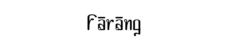 Farang font preview