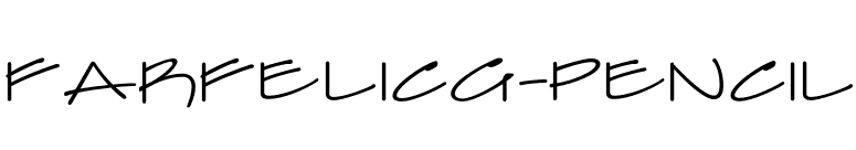 FarfelICG-Pencil font preview