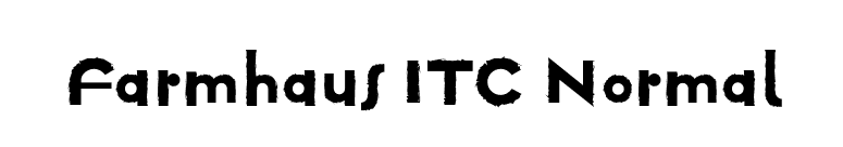 Farmhaus ITC Normal font preview