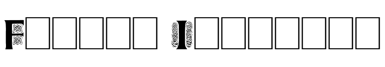 Farnoe Initials font preview