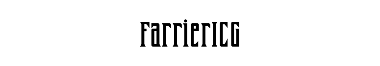 FarrierICG font preview