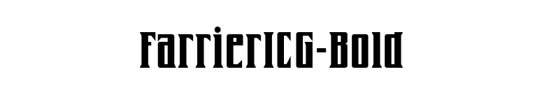FarrierICG-Bold font preview