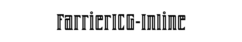 FarrierICG-Inline font preview
