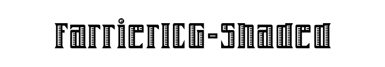 FarrierICG-Shaded font preview