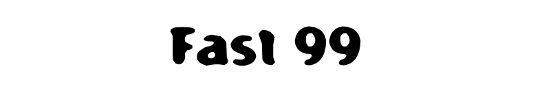 Fast 99 font preview