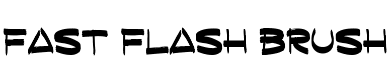 Fast Flash Brush
 font preview