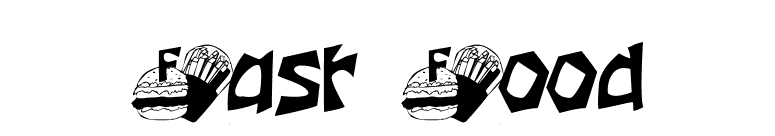 Fast Food font preview