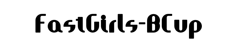 FastGirls-BCup font preview