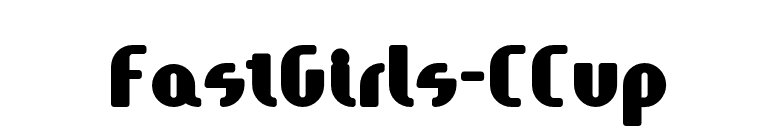 FastGirls-CCup font preview