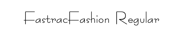 FastracFashion Regular font preview