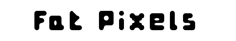 Fat Pixels font preview