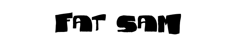 Fat Sam font preview