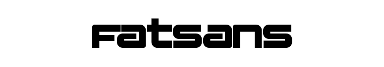 Fatsans font preview