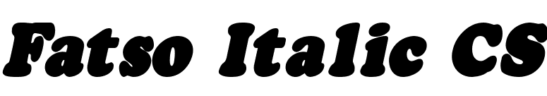 Fatso Italic CS font preview
