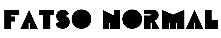 Fatso Normal font preview