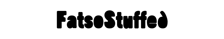 FatsoStuffed font preview