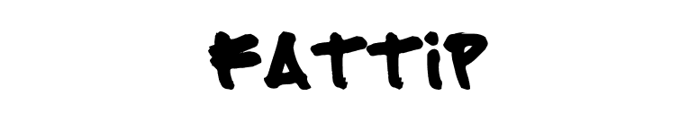 FATTIP font preview