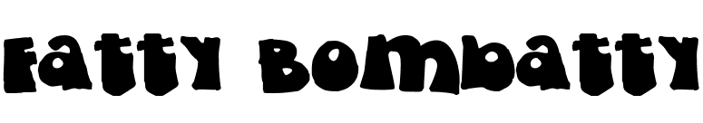 Fatty Bombatty font preview