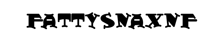 FattySnaxNF font preview