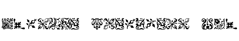 FCaslon Ornaments ITC font preview