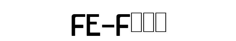 FE-Font font preview