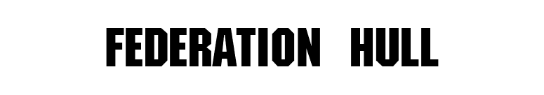 Federation Hull font preview