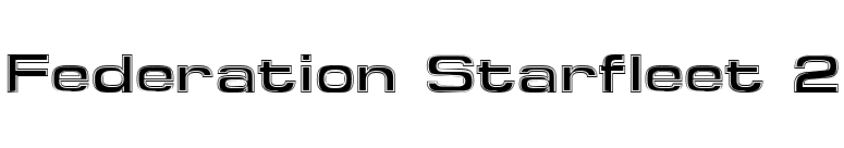 Federation Starfleet 2 font preview