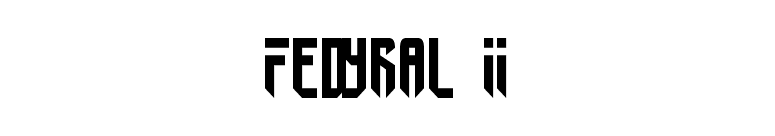 Fedyral II font preview