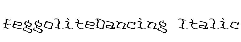 FeggoliteDancing Italic font preview