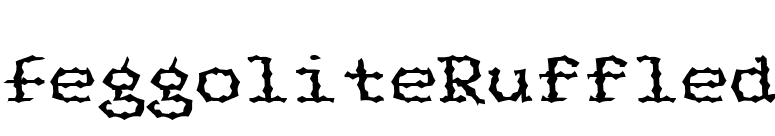 FeggoliteRuffled font preview