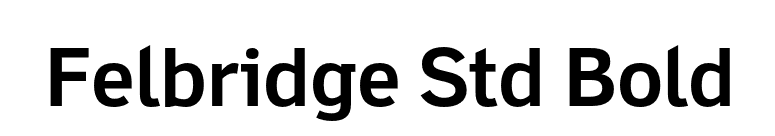 Felbridge Std Bold font preview