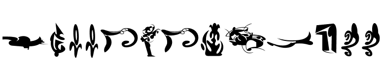 FellaPartsToo font preview