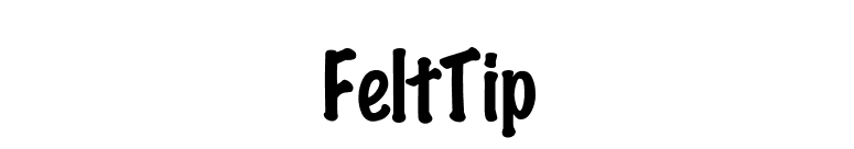 FeltTip font preview