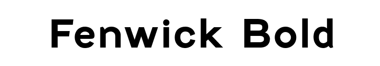 Fenwick Bold font preview