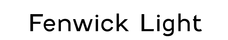 Fenwick Light font preview