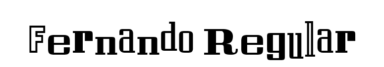 Fernando Regular font preview