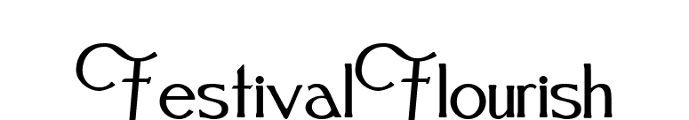 FestivalFlourish font preview