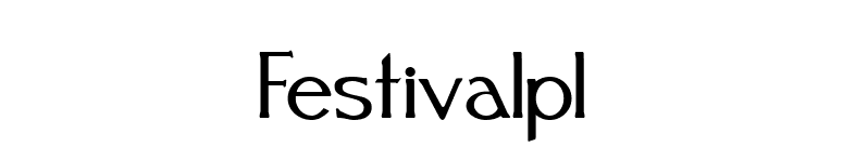 Festivalpl font preview